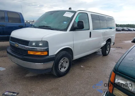 2019 Chevrolet Express 3500 Lt из США, поврежденный, VIN 1GAZGMFP1K1301218